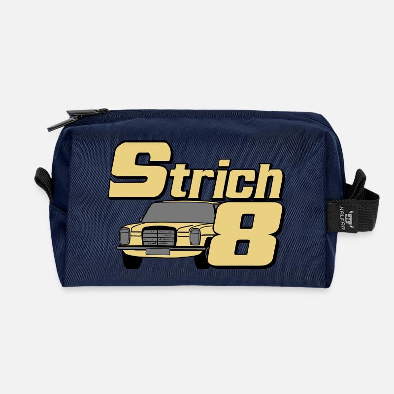 MB W115 W114 , Strich 8 , Oldtimer Kult (25) - Recycelte Kulturtasche - Navy