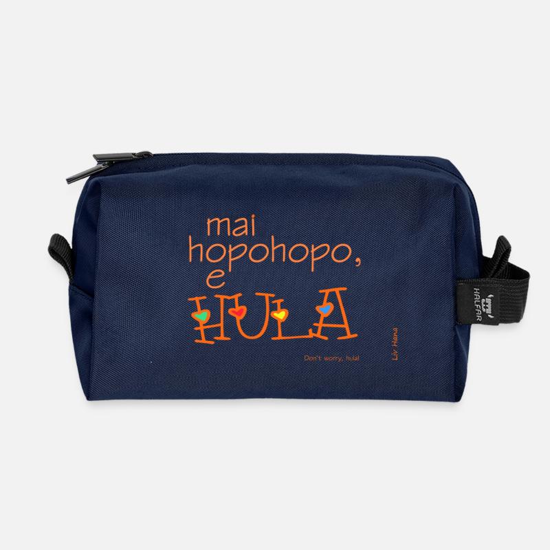 Mai hopohopo e hula - Recycelte Kulturtasche - Navy