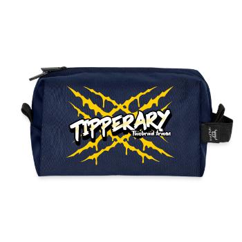 Tipperary County Ireland - Recycled Toiletry Zip Bag - navy - Front
