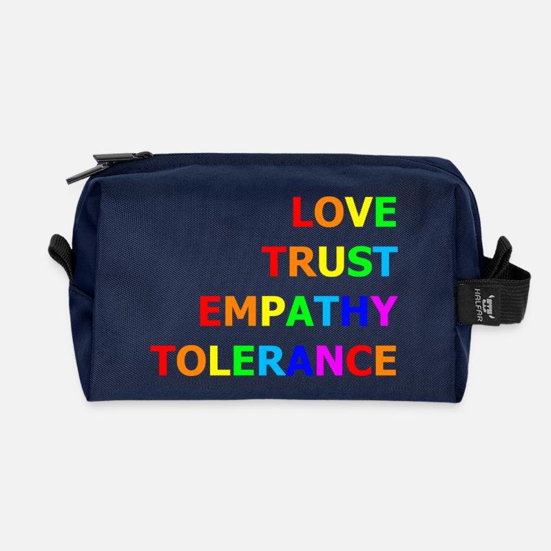 Values_1 - Recycelte Kulturtasche - Navy