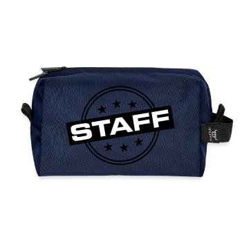 Staff - Recycelte Kulturtasche - Navy - Vorne