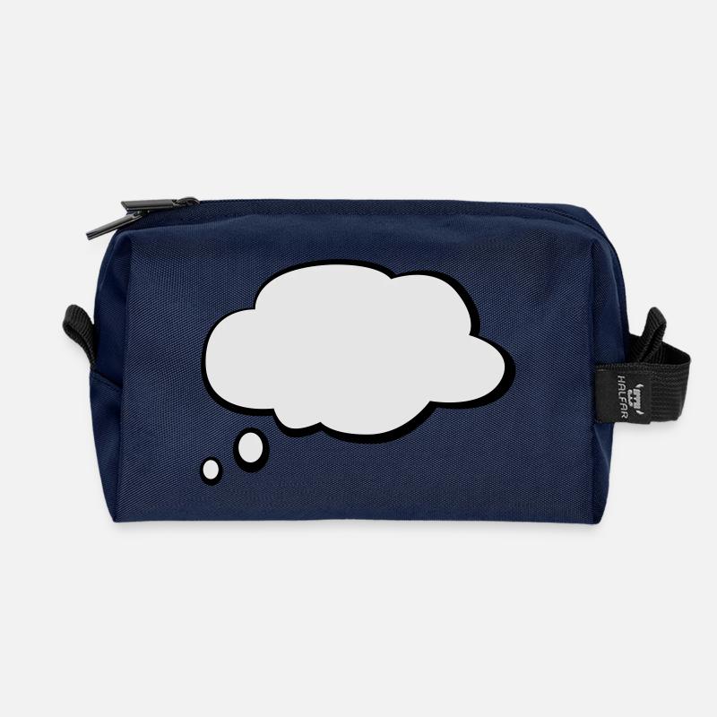 Textballon - Recycelte Kulturtasche - Navy