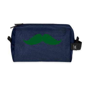 HALLOWEEN. KÜRBIS. HALLOWEEN-KÜRBIS - Recycelte Kulturtasche - Navy - Vorne