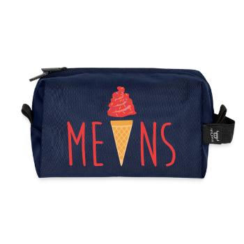MEINS - Recycelte Kulturtasche - Navy - Vorne