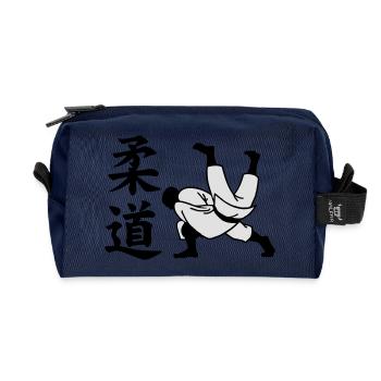 judo - Recycelte Kulturtasche - Navy - Vorne