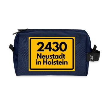 ANCIEN CODE POSTAL 2430 NEUSTADT EN HOLSTEIN - Trousse de toilette en tissu recyclé - marine - Devant