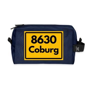 ANCIEN CODE POSTAL 8630 COBURG HEIMATSTOLZ - Trousse de toilette en tissu recyclé - marine - Devant