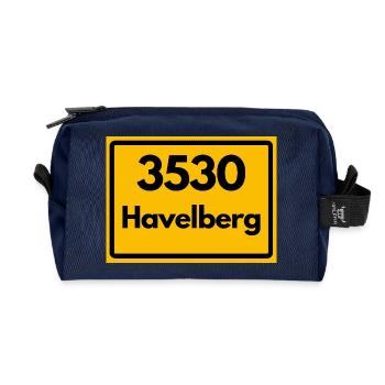 ANCIEN CODE POSTAL 3530 HAVELBERG HEIMATSTOLZ - Trousse de toilette en tissu recyclé - marine - Devant