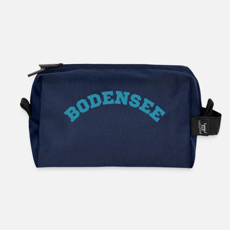 Bodensee - Recycelte Kulturtasche - Navy