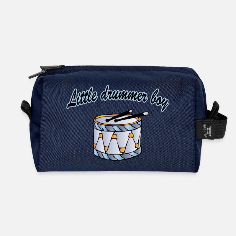 little drummer boy - Recycelte Kulturtasche - Navy