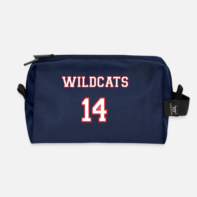 EAST HIGH WILDCATS (ENGLISCH) 14 - Recycelte Kulturtasche - Navy
