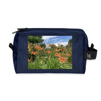 LILIEN - Recycelte Kulturtasche - Navy - Vorne