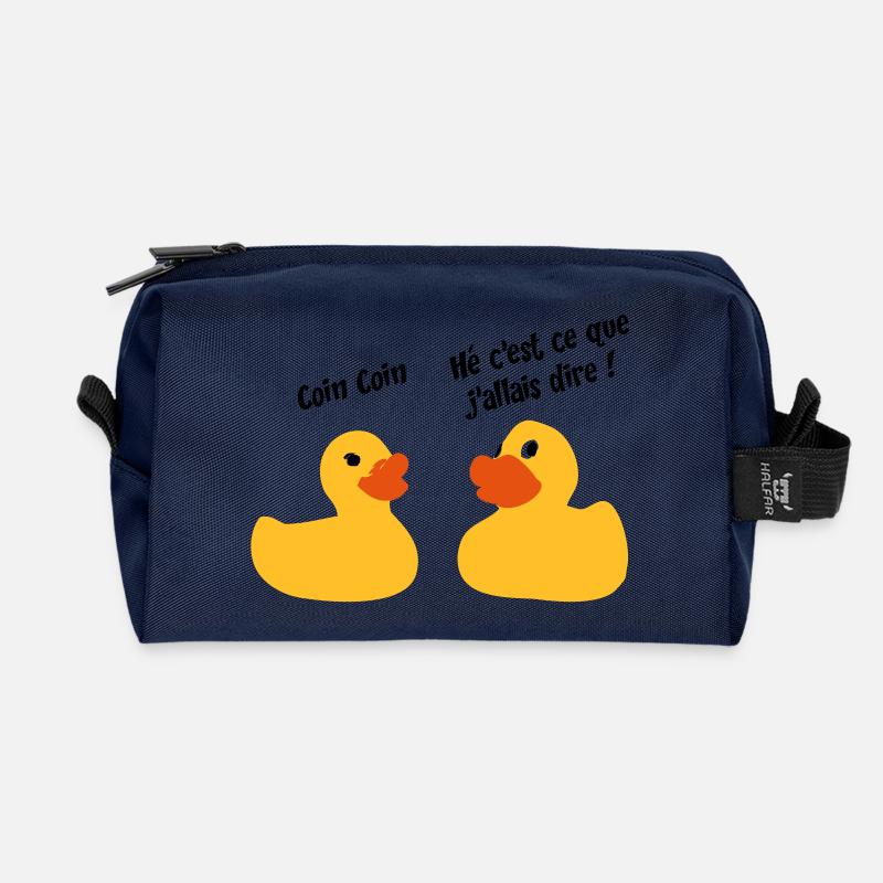 Duck - Recycled Toiletry Zip Bag - navy