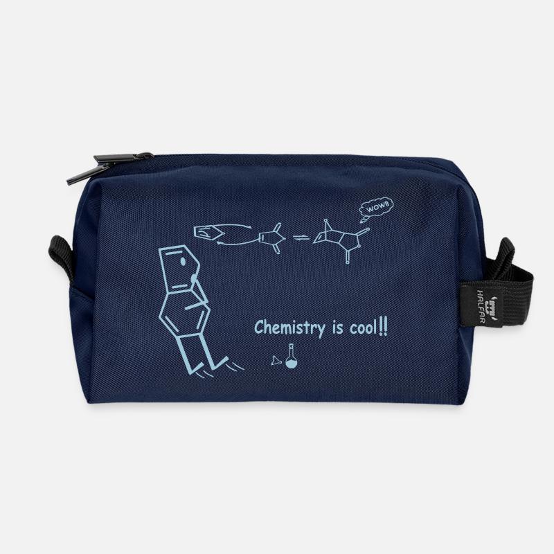 Chemistry is cool! - Recycelte Kulturtasche - Navy