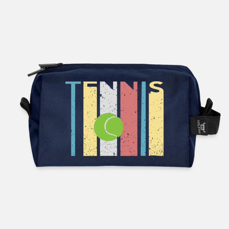 Tennis - Recycelte Kulturtasche - Navy