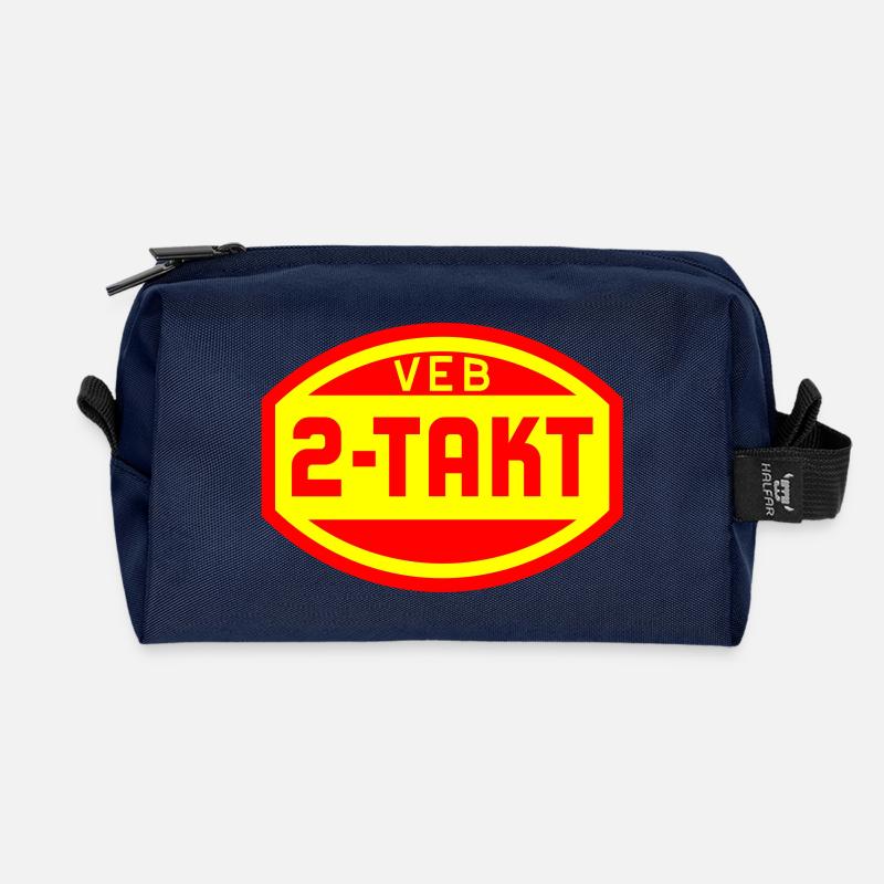 VEB 2-Takt Logo (2c) - Recycelte Kulturtasche - Navy