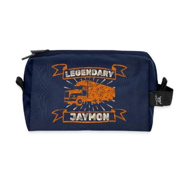 Jaymon - Recycelte Kulturtasche - Navy - Vorne