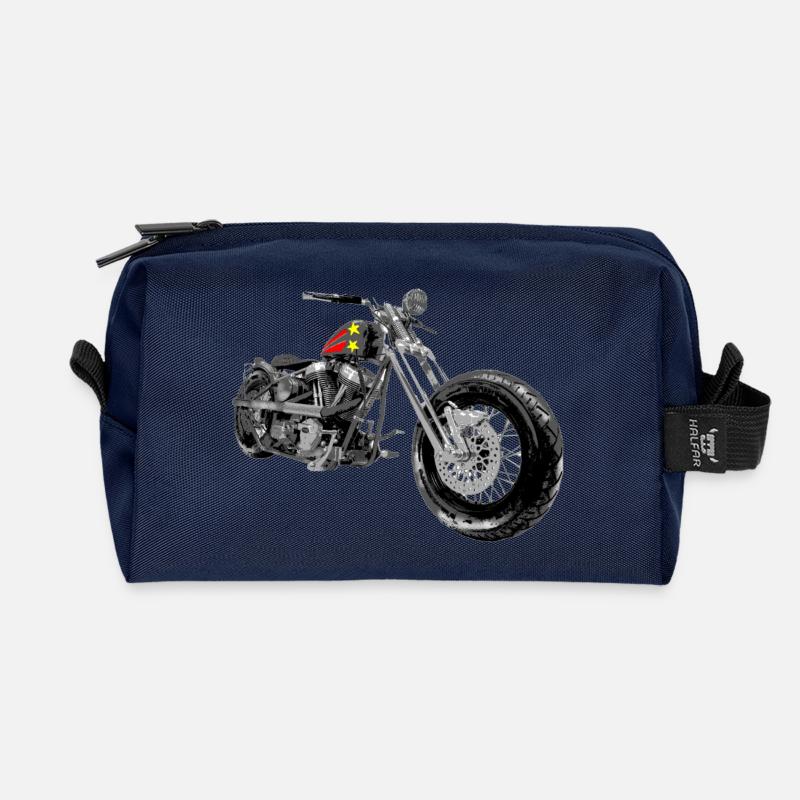 BONANZARAD - Recycelte Kulturtasche - Navy
