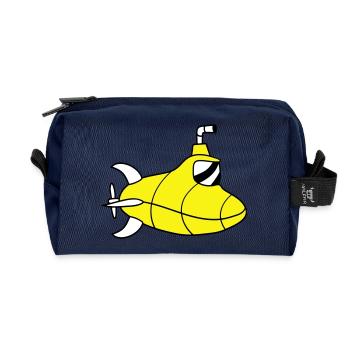 sous-marin Plongée sous-marine Plongée Capitaine de sous-marin - Trousse de toilette en tissu recyclé - marine - Devant