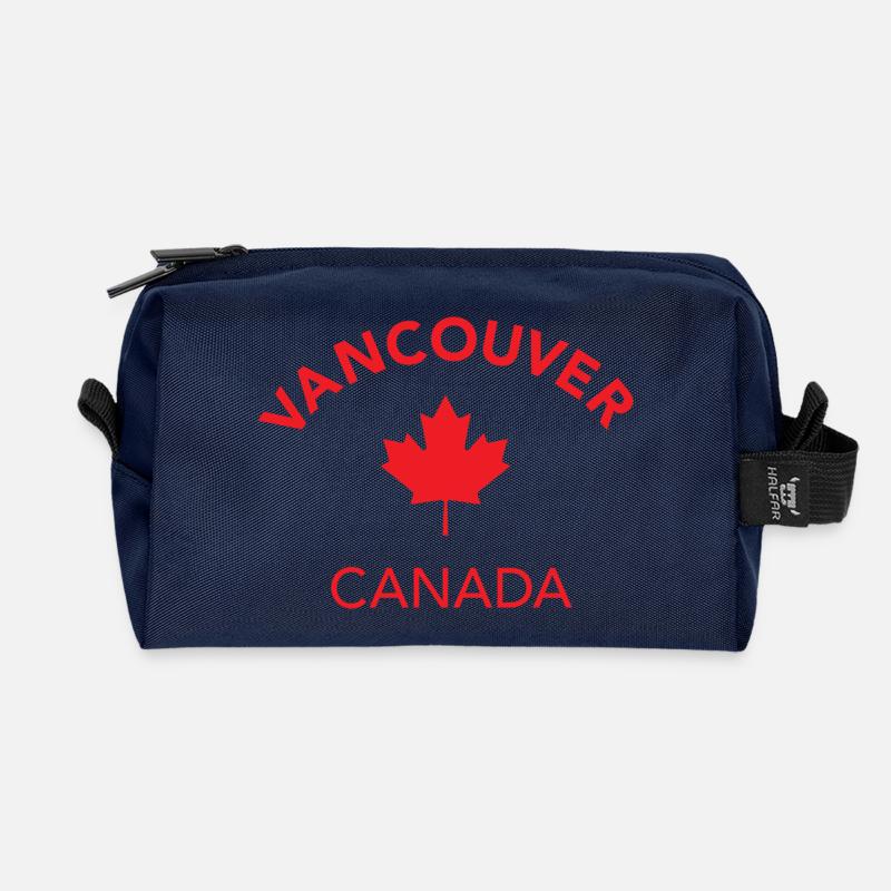 VANCOUVER CANADA - Recycelte Kulturtasche - Navy