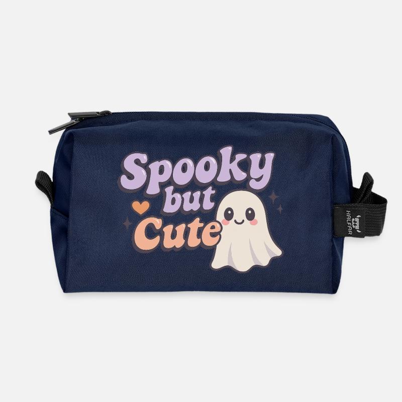 spooky but cute - Recycelte Kulturtasche - Navy