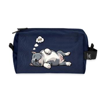 American Bully Bully Pit Bullys Bullybesitzer  - Recycelte Kulturtasche - Navy - Vorne