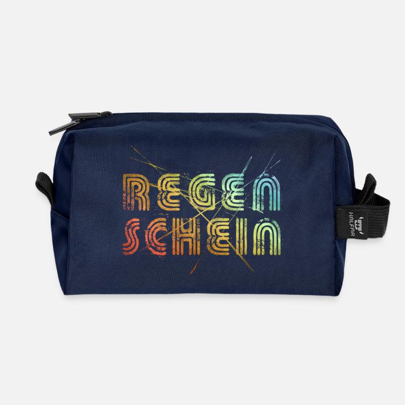 REGENSCHEIN - Recycelte Kulturtasche - Navy