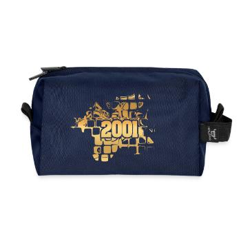 2001 - Recycled Toiletry Zip Bag - navy - Front