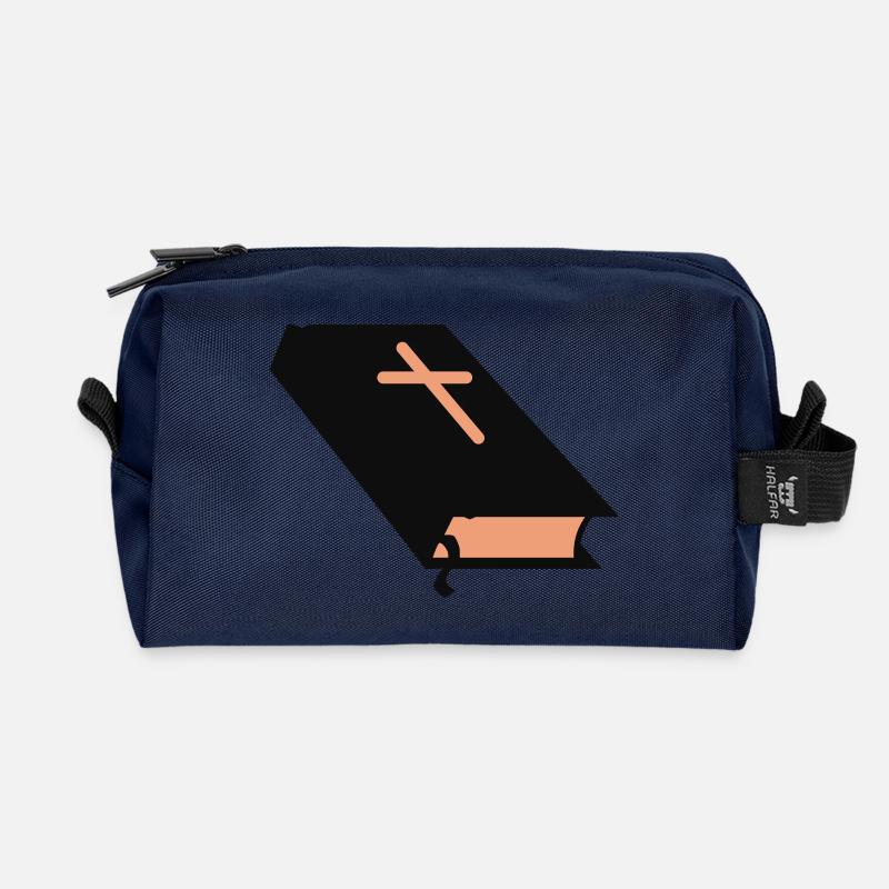 Bible - Recycelte Kulturtasche - Navy
