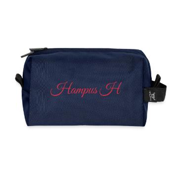 Hampus_H - Trousse de toilette en tissu recyclé - marine - Devant