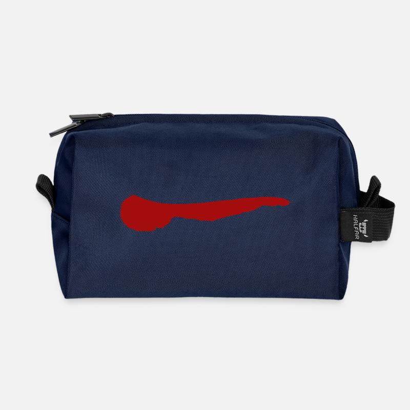 Insel Ameland - Recycelte Kulturtasche - Navy