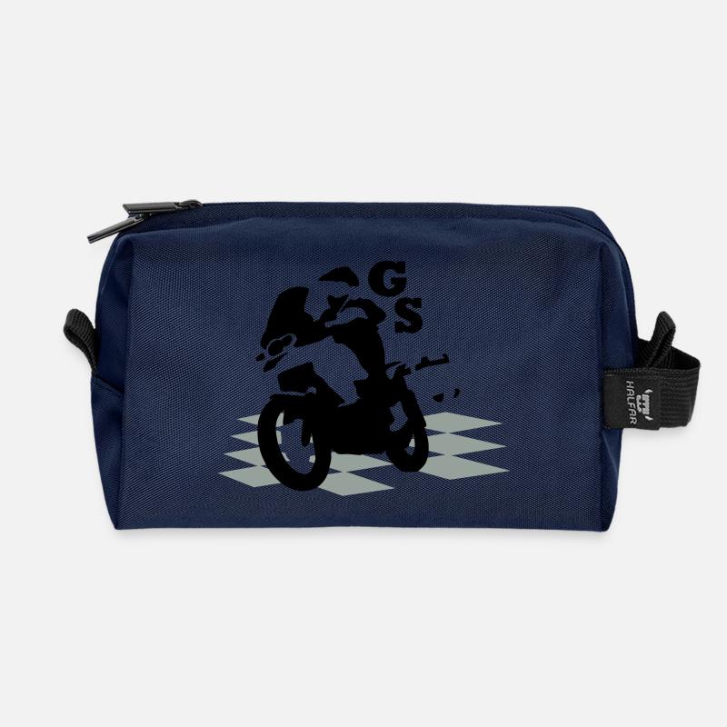Bikergs_bayern - Recycelte Kulturtasche - Navy