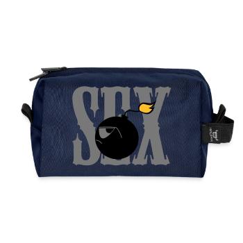 Sexbombe - Recycelte Kulturtasche - Navy - Vorne