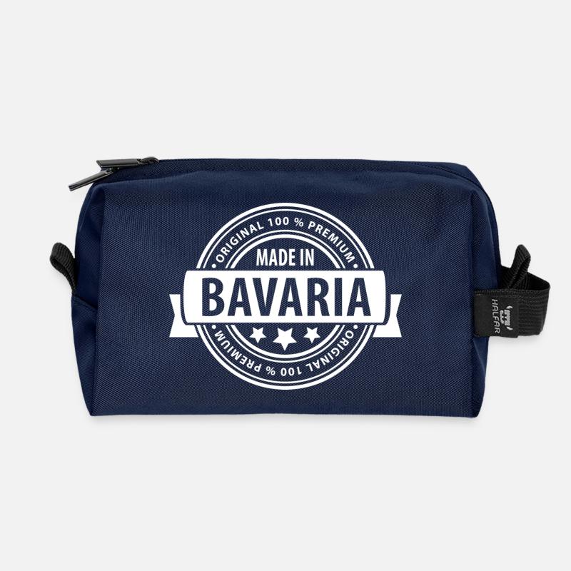 Made in BAVARIA - Recycelte Kulturtasche - Navy