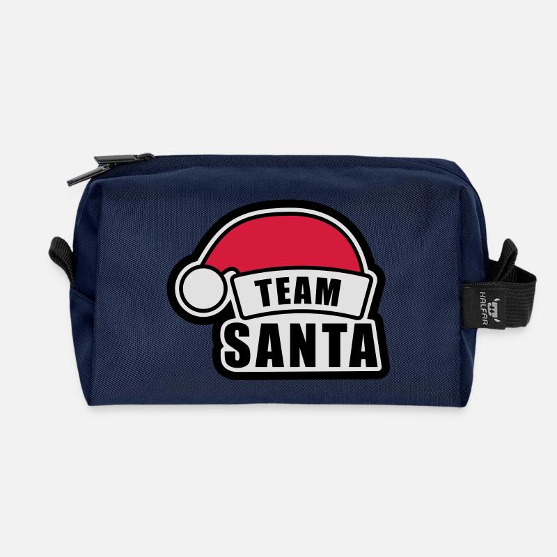 team_santa__f3 - Recycelte Kulturtasche - Navy