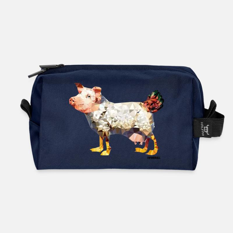 Eierlegende Wollmilchsau - Recycelte Kulturtasche - Navy