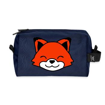 Fuchs Rotfuchs Wildes Tier Schlauer Wald Bewohner - Recycelte Kulturtasche - Navy - Vorne