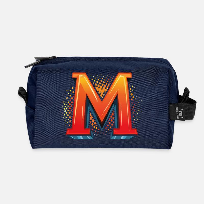 M1 - Recycled Toiletry Zip Bag - navy