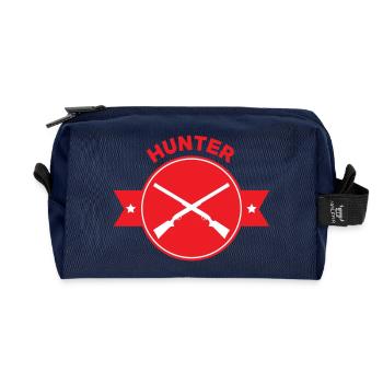 Chasse - Chasseur - Trousse de toilette en tissu recyclé - marine - Devant