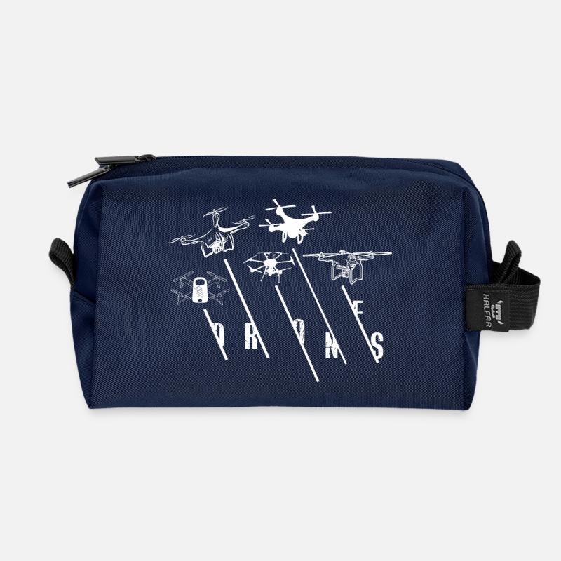 Drohne - Recycelte Kulturtasche - Navy