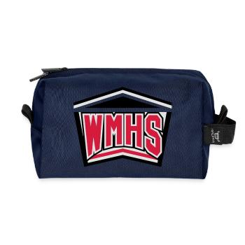 WMHS 2 - Trousse de toilette en tissu recyclé - marine - Devant