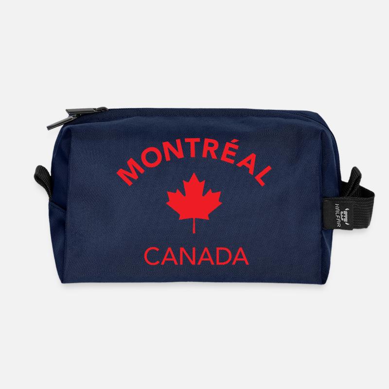 MONTREAL CANADA - Recycelte Kulturtasche - Navy