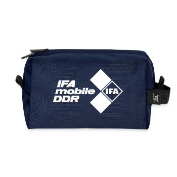 IFA Mobile DDR - Recycelte Kulturtasche - Navy - Vorne