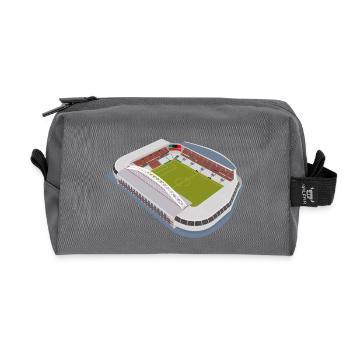 stade - Trousse de toilette en tissu recyclé - anthracite - Devant