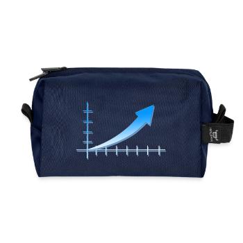 Börse - Recycelte Kulturtasche - Navy - Vorne