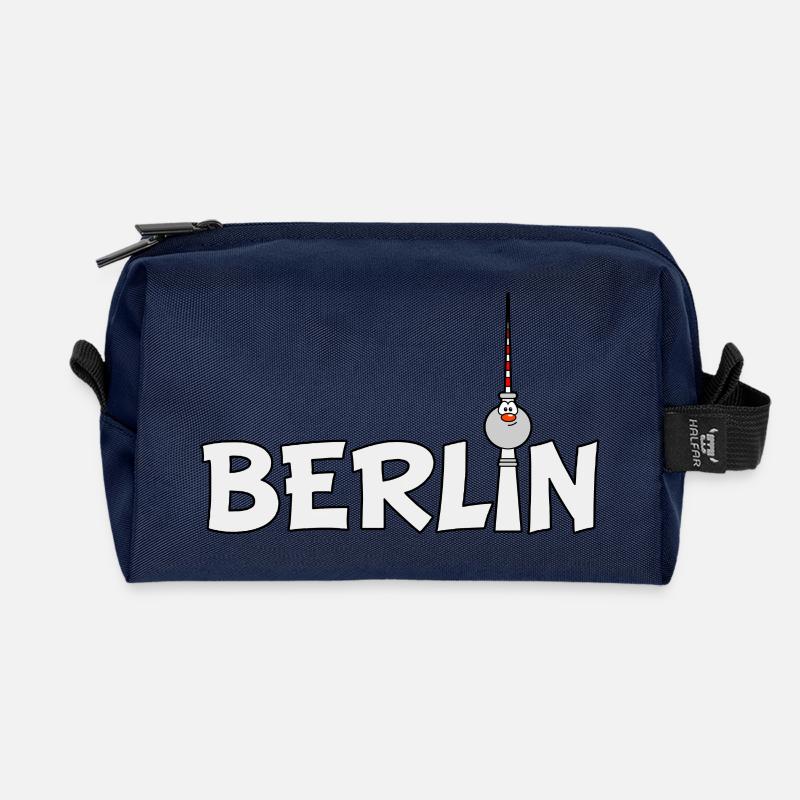 Berlin - Recycelte Kulturtasche - Navy