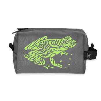 Frosch Frosch tribal mexikanischen Stil 2 - Recycelte Kulturtasche - Anthrazit - Vorne