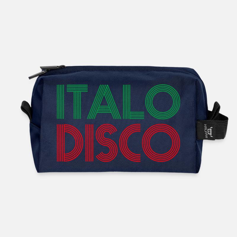 ITALO DISCO - Recycelte Kulturtasche - Navy