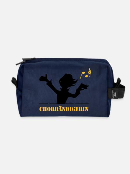 Chorbändigerin - Recycelte Kulturtasche - Navy