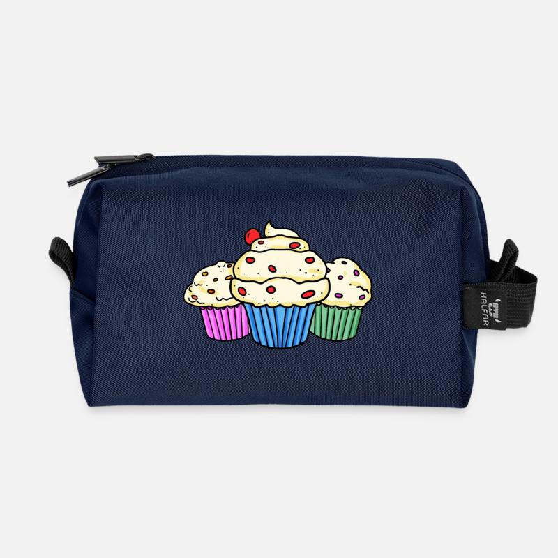 Muffin - Recycelte Kulturtasche - Navy